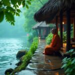 How Can You Make the Most of River Ghats for Spiritual Meditation?